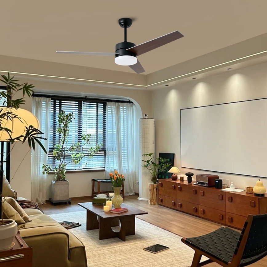 Immax NEO 07285L - LED+CCT, стельовий вентилятор з регульованою яскравістю VARIABLE LED/24W/230V 3000/4000/6000K Wi‑Fi Tuya, діаметр 132 см + пульт дистанційного керування