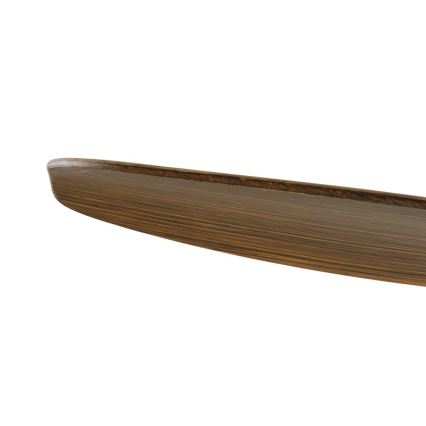 Immax NEO 07286L - LED стельовий вентилятор WAVE LED/18 Вт/230 В Wi-Fi Tuya коричневий, діаметр 132 см + пульт дистанційного керування