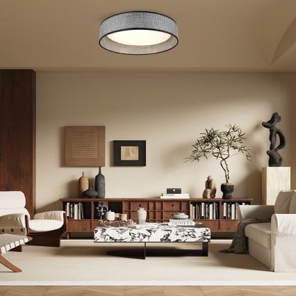 Immax NEO 07287L - Диммируемый потолочный светильник LED+CCT LONA LED/36W/230V 3000-6000K Wi-Fi Tuya диаметр 45,5 см + пульт дистанционного управления