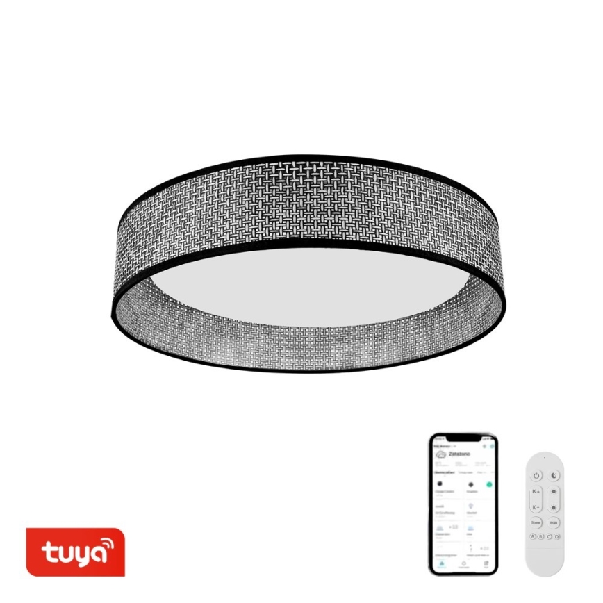 Immax NEO 07287L - Диммируемый потолочный светильник LED+CCT LONA LED/36W/230V 3000-6000K Wi-Fi Tuya диаметр 45,5 см + пульт дистанционного управления