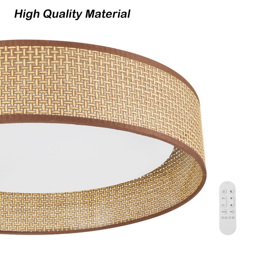 Immax NEO 07288L - LED+CCT диммируемый потолочный светильник LONA LED/36W/230V 3000-6000K Wi-Fi Tuya диаметр 45,5 см + дистанционный пульт