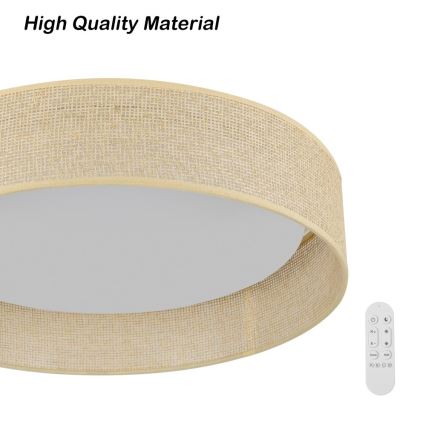 Immax NEO 07289L - LED+CCT диммируемый потолочный светильник LONA LED/36W/230V 3000-6000K Wi-Fi Tuya diаметр 45,5 см + пульт дистанционного управления