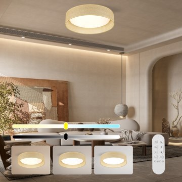 Immax NEO 07289L - LED+CCT диммируемый потолочный светильник LONA LED/36W/230V 3000-6000K Wi-Fi Tuya diаметр 45,5 см + пульт дистанционного управления