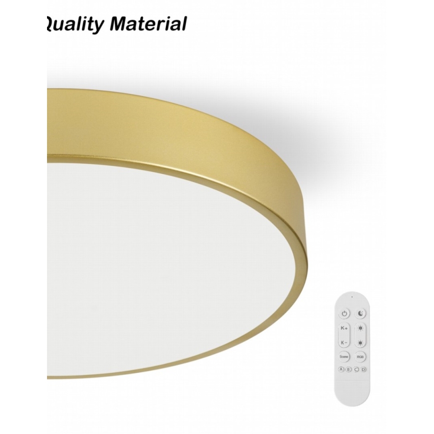 Immax NEO 07292L - LED+CCT Стельовий світильник з регулюванням яскравості SEMPLICI LED/36W/230V 2700-6500K діаметр 40 см + пульт дистанційного керування