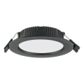 Immax NEO 07294L - LED диммируемый встраиваемый потолочный светильник DOWN LED/12W/230V, Wi‑Fi, Tuya Ø 12 см, чёрный