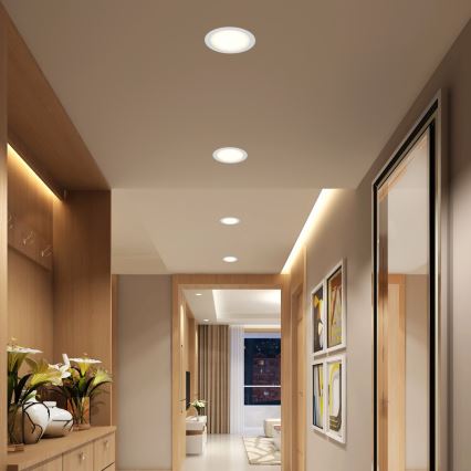 Immax NEO 07294L - регульований вбудований точковий світильник DOWN LED/36W/230V Wi-Fi Tuya діаметр 23 см білий