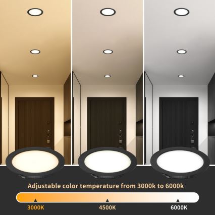 Immax NEO 07294L - регульований вбудований точковий світильник DOWN LED/36W/230V Wi-Fi Tuya діаметр 23 см білий