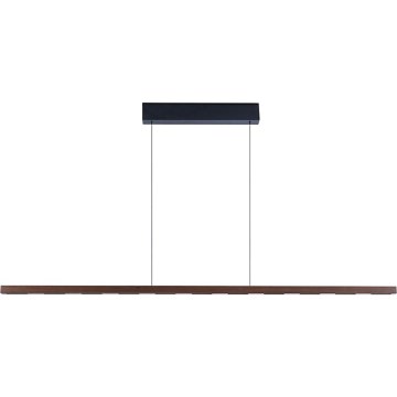 Immax NEO 07309L - диммируемая светодиодная люстра на тросе с сенсором MADEIRA LED/37W/230V 157 cm орех