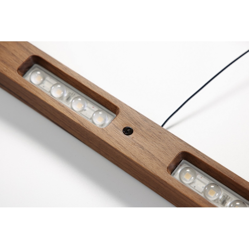 Immax NEO 07309L - затемнювана LED-люстра на тросі з датчиком MADEIRA LED/37W/230V 157 см горіх