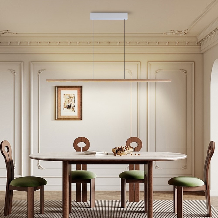 Immax NEO 07310L - LED диммируемая люстра на тросе с датчиком MADEIRA LED/37W/230V 157 cm ясень