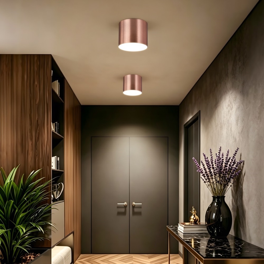 Immax NEO 07320L - RONDATE LED димований стельовий світильник, 32 Вт, 230 В, діаметр 16,5 см, Wi‑Fi Tuya, рожеве золото
