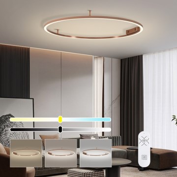 Immax NEO 07325-120C - диммируемый потолочный светильник FINO LED/72 Вт/230 В 120 см Tuya розовое золото + пульт дистанционного управления