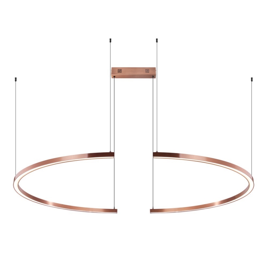 Immax NEO 07328L - LED підвісна люстра з регулюванням яскравості на тросі FINO LED/72W/230V 120 cm Tuya рожеве золото + пульт дистанційного керування