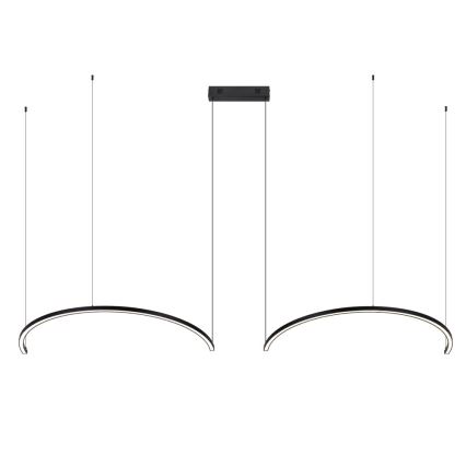 Immax NEO 07329L - LED затемнювана підвісна люстра на тросі FINO LED/72W/230V 120 cm Tuya чорна + пульт дистанційного керування