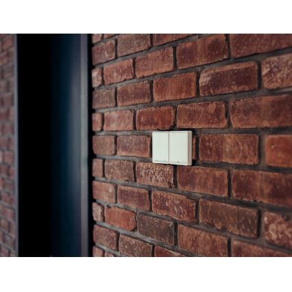 Immax NEO 07507C - КОМПЛЕКТ 3x Вимикач 2-кнопковий SMART 3xCR2430 Zigbee 3.0 Tuya