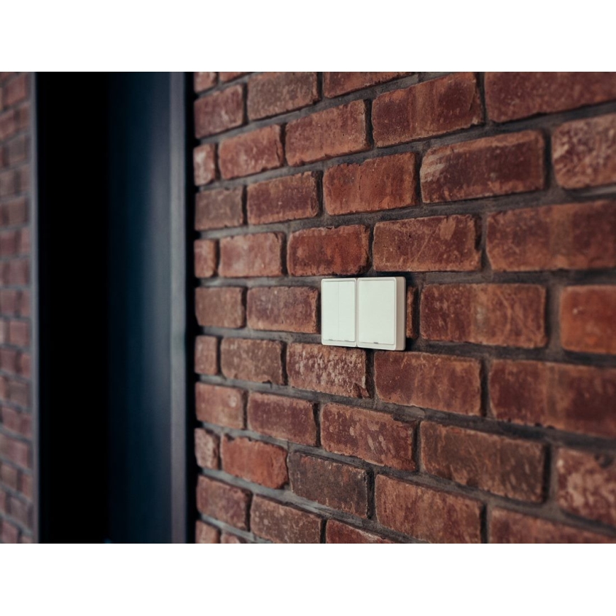 Immax NEO 07507C - КОМПЛЕКТ 3x Вимикач 2-кнопковий SMART 3xCR2430 Zigbee 3.0 Tuya