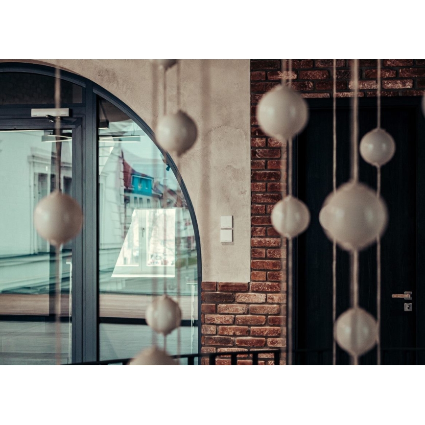 Immax NEO 07507L - Вимикач 2-кнопковий SMART 1xCR2430 Zigbee 3.0 Tuya