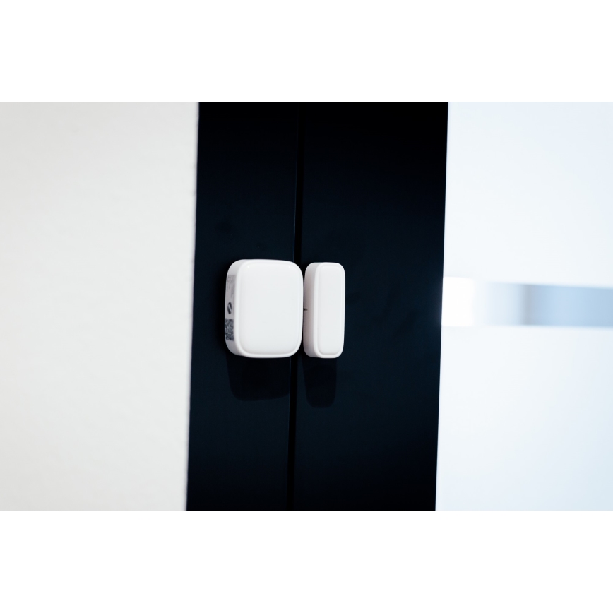 Immax NEO 07511L - НАБОР 2x Магнитный датчик открытия окна и двери SMART 1xCR2032  Zigbee Tuya