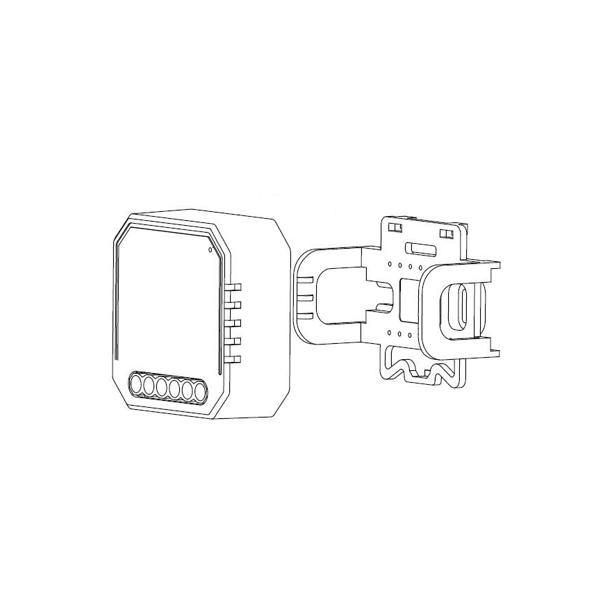 Immax NEO 07521L - Умный контроллер с измерением потребления V6 1-кнопочный Tuya