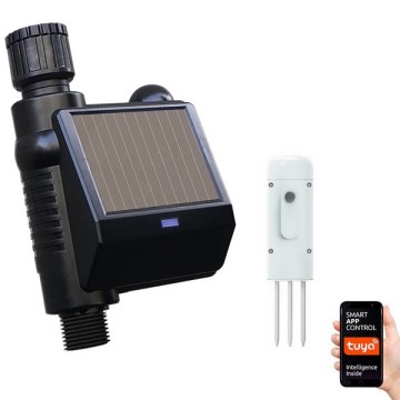 Immax NEO 07525L - Оросительный клапан + датчик влажности почвы 2xAA IP65 Tuya