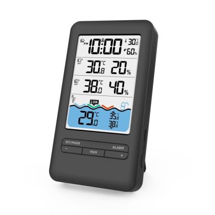 Immax NEO 07529L - Умный датчик температуры в бассейне + 2x датчик температуры и влажности в помещении Wi-Fi Tuya