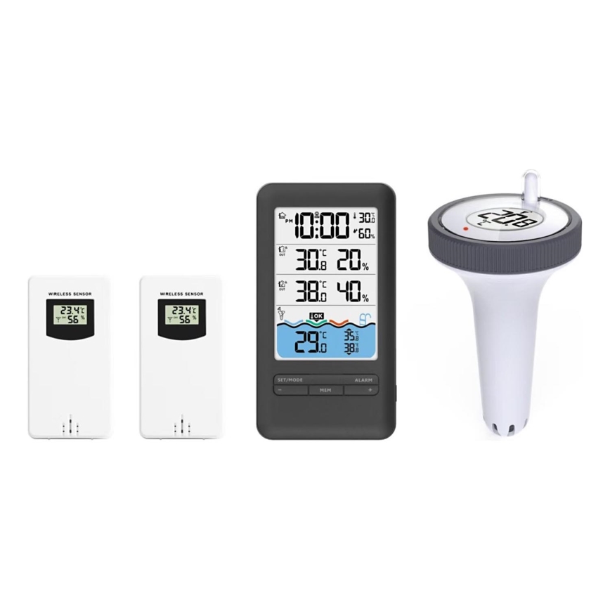 Immax NEO 07529L - Умный датчик температуры в бассейне + 2х датчик температуры и влажности в помещении Wi-Fi Tuya Wi-Fi Tuya