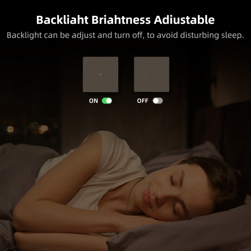 Immax NEO 07538L - Однокнопковий SMART вимикач 230V Wi-Fi Tuya