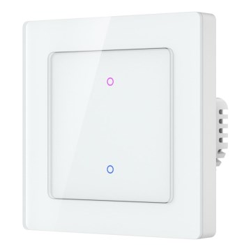 Immax NEO 07539L - Вимикач 2-кнопковий SMART 230 В Wi-Fi Tuya