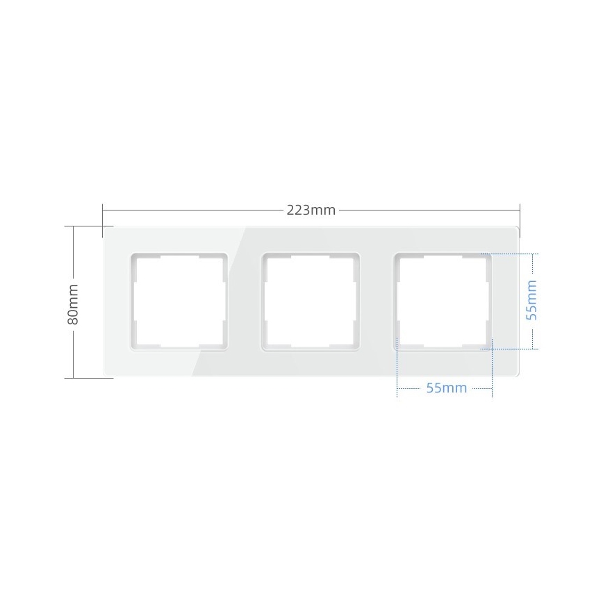 Immax NEO 07542L - Рамка для вимикачів, розеток та термостатів 3Z