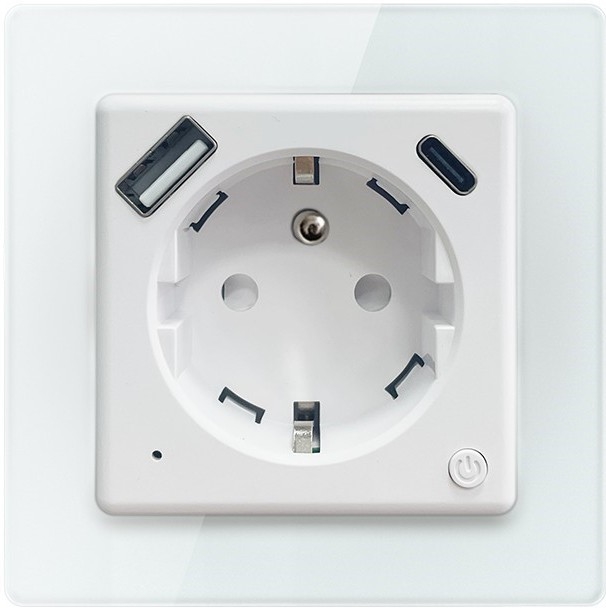 Immax NEO 07544L - Умная розетка E 16A/230V + 1xUSB-A+1xUSB-C PD 20W Wi-Fi