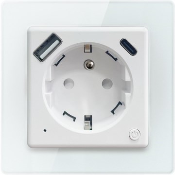Immax NEO 07553L - Умная розетка E 16A/230V + 1xUSB-A+1xUSB C PD 20W
