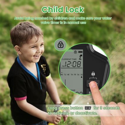 Immax NEO 07556L — клапан для полива, питание от 4×AA, степень защиты IP65, Wi‑Fi (Tuya)