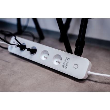 Immax NEO 07707L - Подовжувач NEO LITE Smart 4AC + 4USB Wi-Fi Tuya 1,5 м