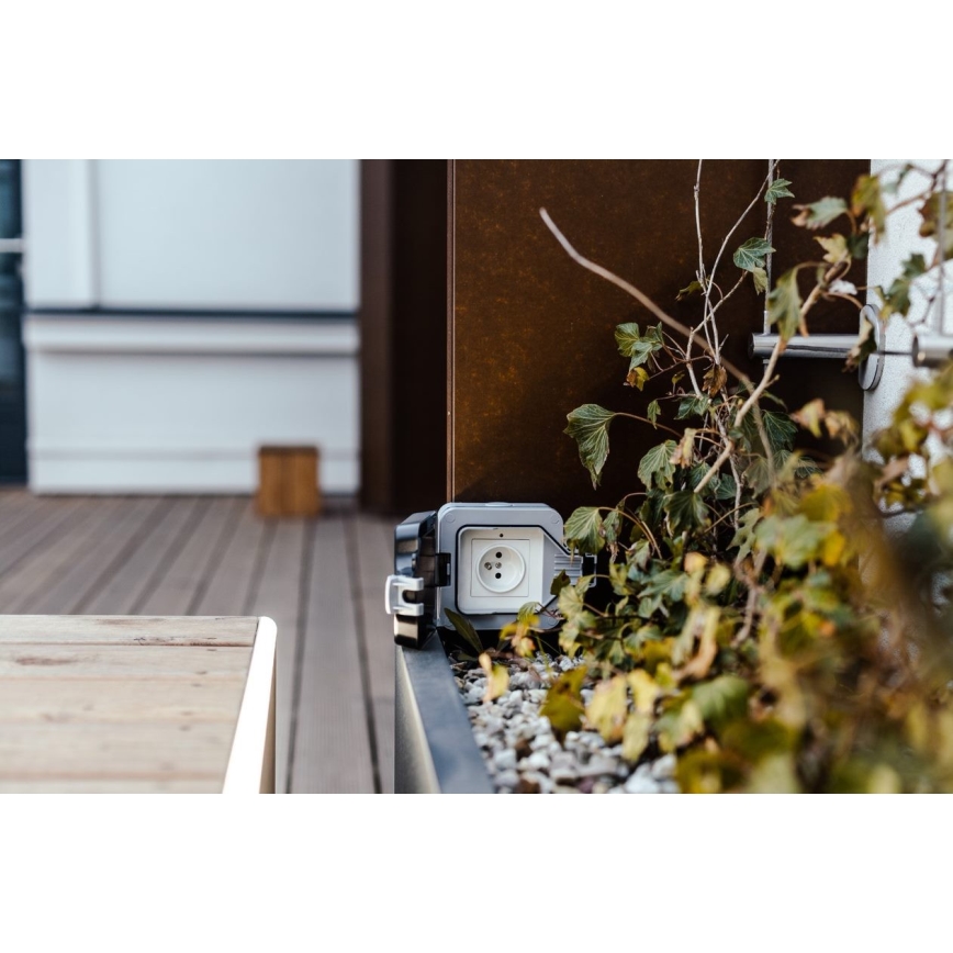 Immax NEO 07708L - Уличная розетка NEO LITE Smart 1x230V IP65 Wi-Fi Tuya