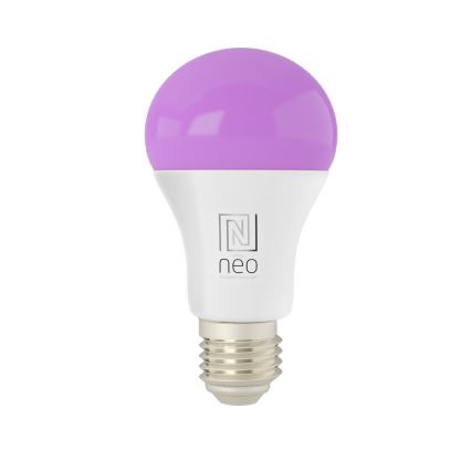 Immax NEO 07712L - LED RGB+CCT Лампочка з регулюванням яскравості NEO LITE Smart E27/9W/230V Wi-Fi Tuya 2200 - 6500K