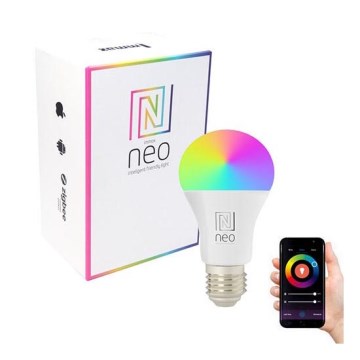 Immax NEO 07712L - Светодиодная RGB+CCT лампочка с регулированием яркости NEO LITE Smart E27/9W/230V Wi-Fi Tuya 2200 - 6500K