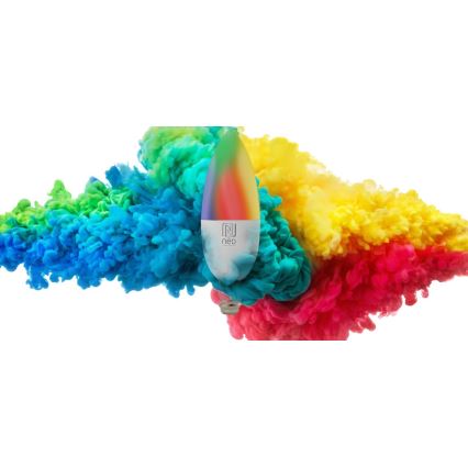 Immax NEO 07716L - LED RGB+CCT Лампочка з регулюванням яскравості E14/5,5W/230V 2700K Wi-Fi Tuya