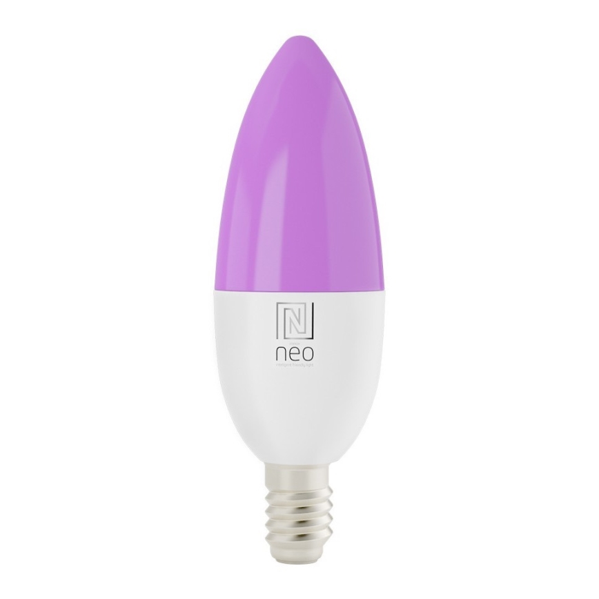 Immax NEO 07716L - LED RGB+CCT Лампочка з регулюванням яскравості E14/5,5W/230V 2700K Wi-Fi Tuya