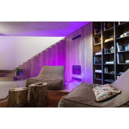 Immax NEO 07724CDO - НАБІР 3x LED RGB+CCT Лампочка з регулюванням яскравості GU10/6W/230V 2700-6500K Wi-Fi Tuya + пульт дистанційного керування