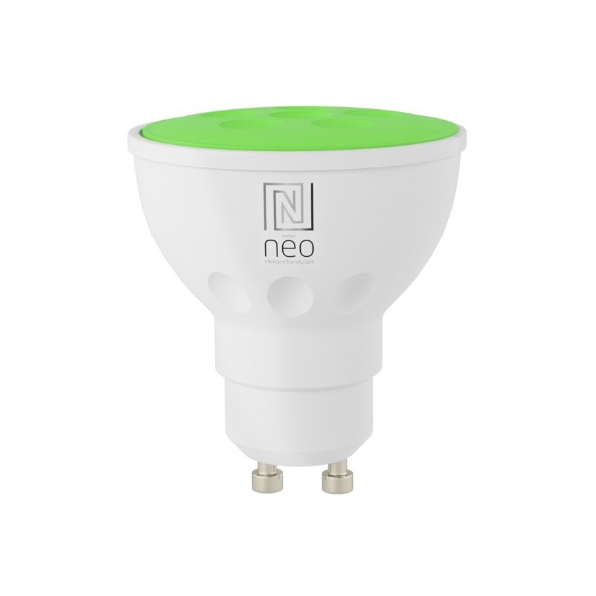 Immax NEO 07724L - Светодиодная RGB+CCT лампочка с регулированием яркости GU10/4,8W/230V 2700K Wi-Fi Tuya