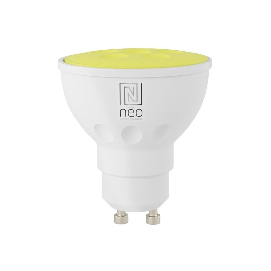 Immax NEO 07724L - Светодиодная RGB+CCT лампочка с регулированием яркости GU10/4,8W/230V 2700K Wi-Fi Tuya
