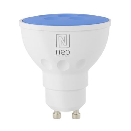 Immax NEO 07724L - Светодиодная RGB+CCT лампочка с регулированием яркости GU10/4,8W/230V 2700K Wi-Fi Tuya
