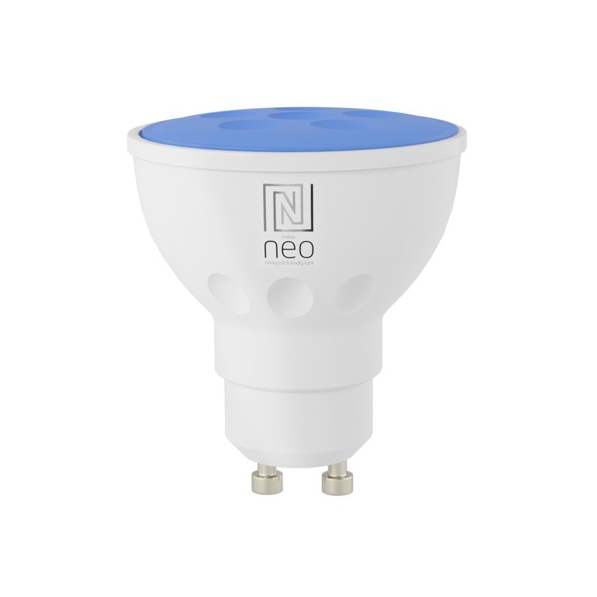 Immax NEO 07724L - Светодиодная RGB+CCT лампочка с регулированием яркости GU10/4,8W/230V 2700K Wi-Fi Tuya