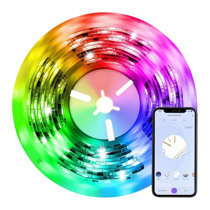 Immax NEO 07725L - Светодиодная диммируемая уличная RGB+CCT-лента NEO LITE 24W/230V 5 м IP67 Wi-Fi Tuya