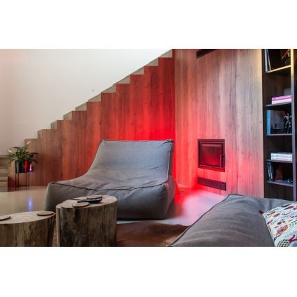 Immax NEO 07726L - Світлодіодна RGB+CCT стрічка з регулюванням яскравості NEO LITE LED/24W/230V 5 м IP65 MUSIC Wi-Fi Tuya + пульт дистанційного керування