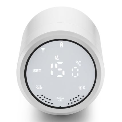 Immax NEO 07732B - НАБІР 2x Термостатична головка + BRIDGE PRO v2 2xAA/3V Tuya