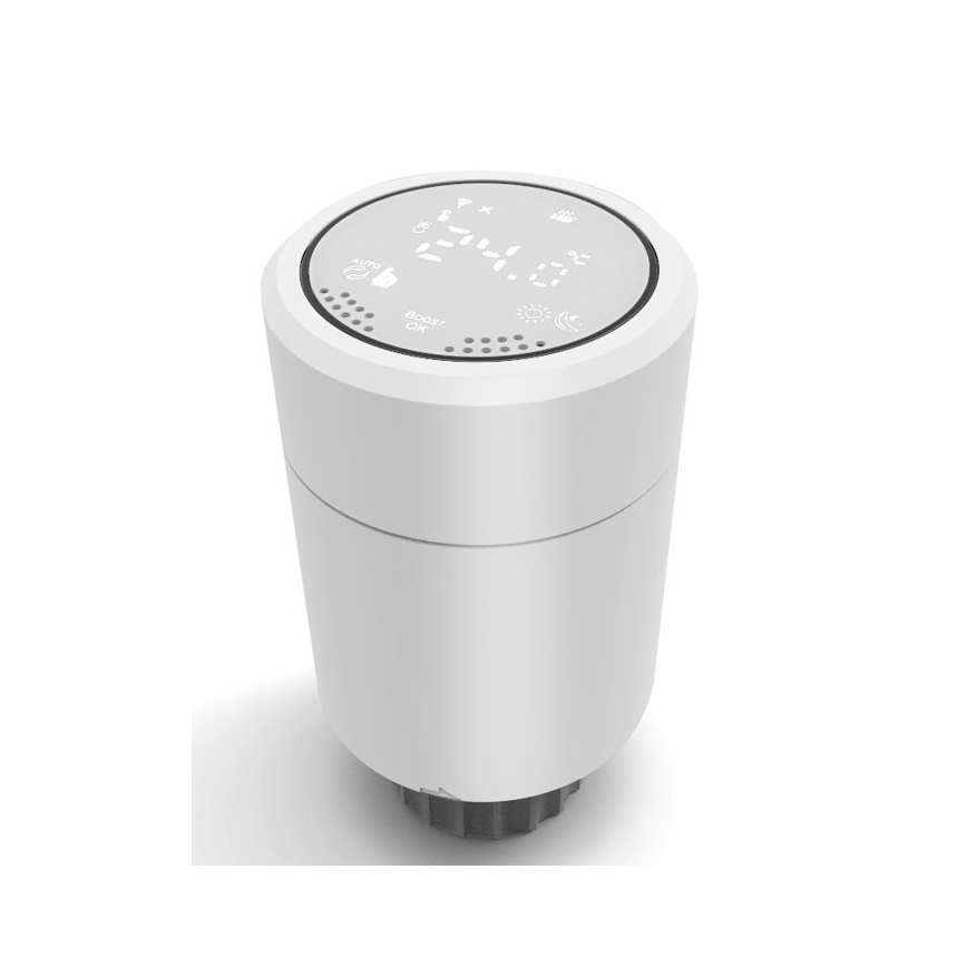 Immax NEO 07732C - НАБІР 4x Термостатична головка + BRIDGE PRO v3 2xAA/3V Wi-Fi Tuya