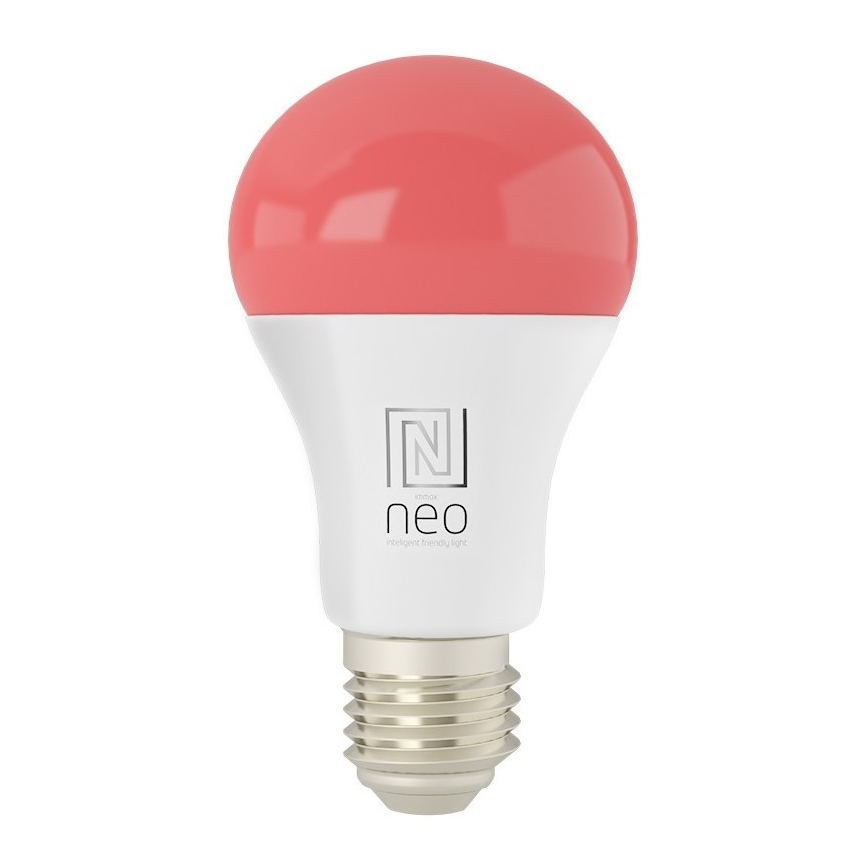 Immax NEO 07733L - LED RGB+CCT Лампочка з регулюванням яскравості NEO LITE E27/11W/230V 2700 - 6500K Wi-Fi Tuya