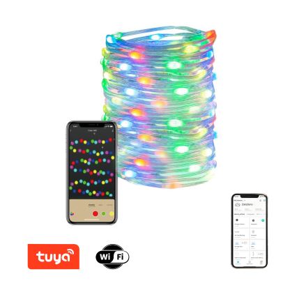 Immax NEO 07736L - Светодиодная уличная RGB-лента с регулированием яркости NEO LITE LED/8,4W/230V 16 м IP44 Wi-Fi Tuya