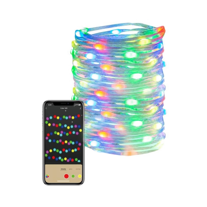 Immax NEO 07736L - Светодиодная уличная RGB-лента с регулированием яркости NEO LITE LED/8,4W/230V 16 м IP44 Wi-Fi Tuya